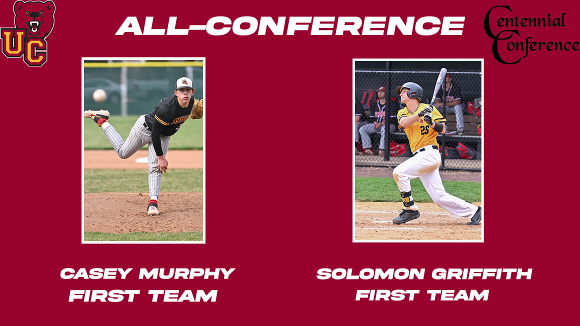 Murphy, Griffith Earn All-Centennial Conference Honors.