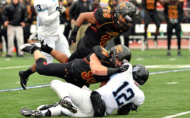 Football upended by Johns Hopkins, 42-14