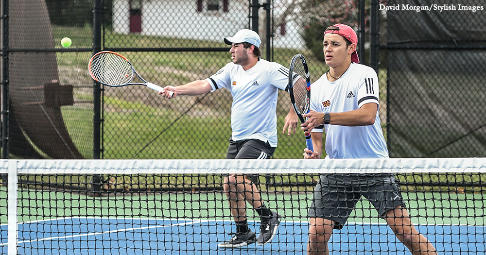 Men's Tennis Plays Fords Tough in Doubles