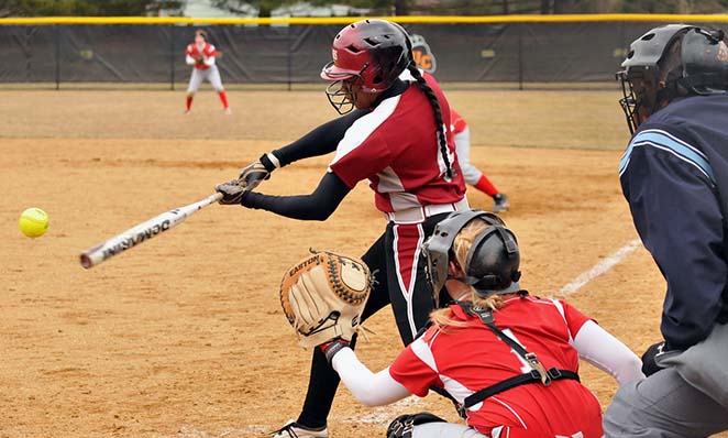 Softball snaps skid with win over Immaculata