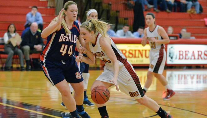 Women's Basketball can't hold on against DeSales, 62-51