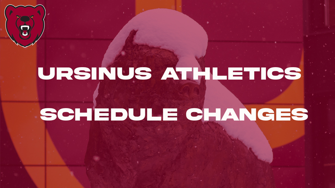 Ursinus Athletics Schedule Updates for 1/29