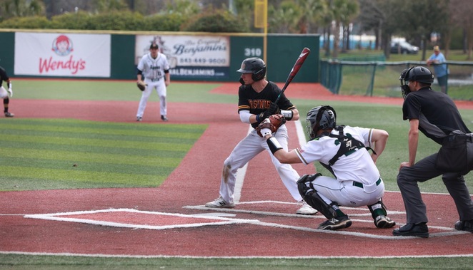 Rochester Sweeps Baseball in Myrtle Beach