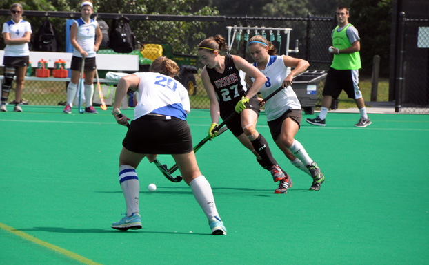Field Hockey locks up two-seed in CC playoffs with 6-2 win over Swarthmore