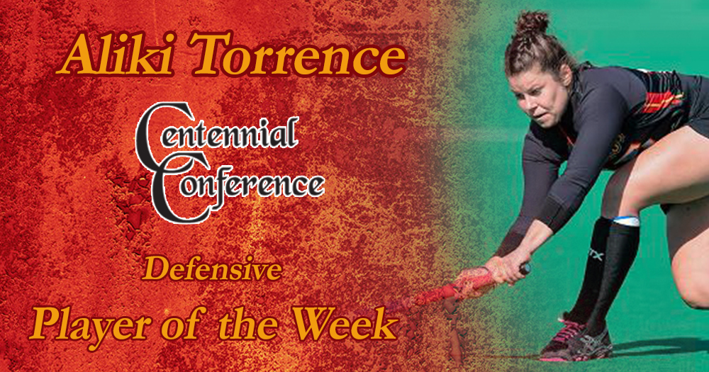 Torrence Tabbed CC Defensive Player of the Week
