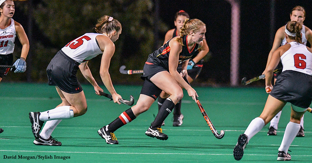 Field Hockey Done in by Catholic's Late Flurry