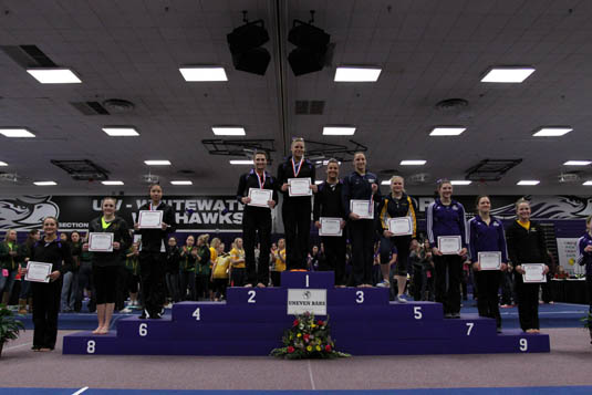 Gymnastics finishes sixth at NCGA; Warren named All-American