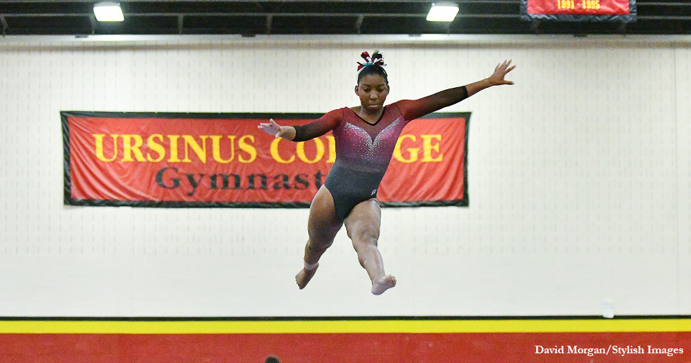 Gymnastics Shows Well at Temple