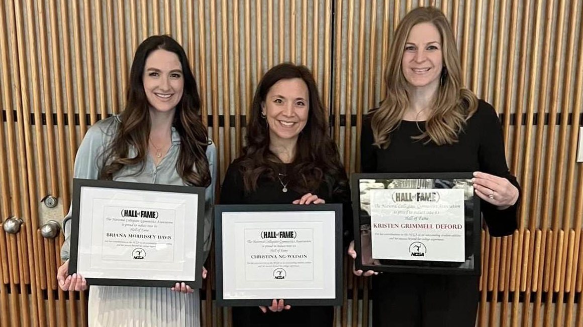 Three Former Ursinus Gymnasts Inducted into NCGA Hall of Fame