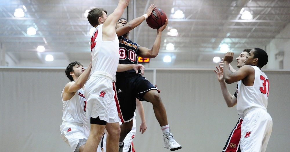 Men's Basketball Downs Dips With Scorching Shooting