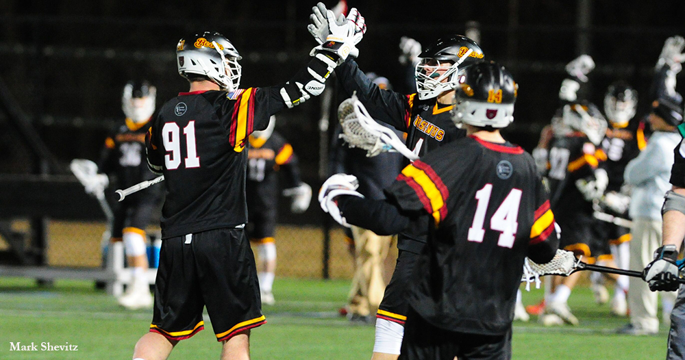 Men's Lax Moves Up to No. 8