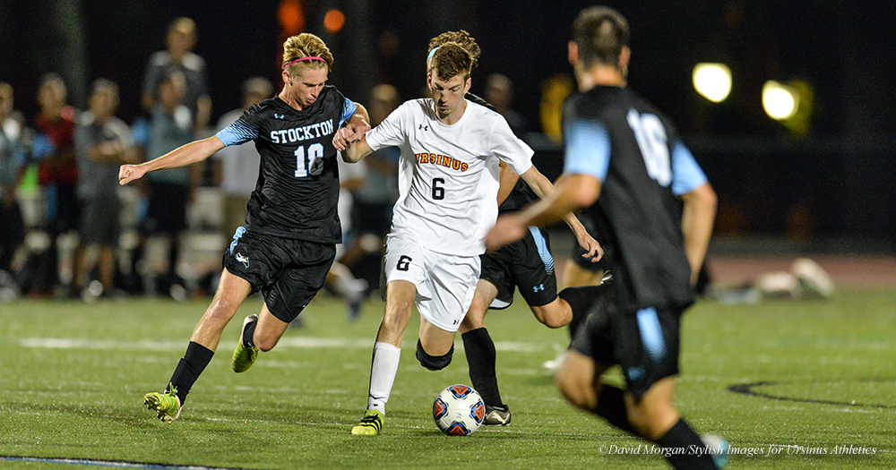 Men's Soccer Nipped by Stockton