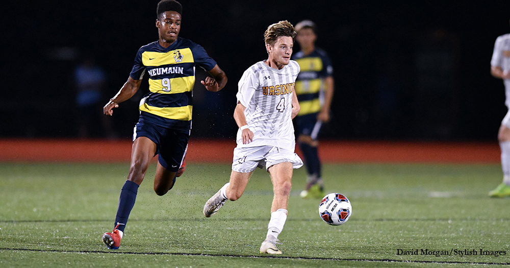 Two First Half Goals Lead Men's Soccer to Win over Neumann