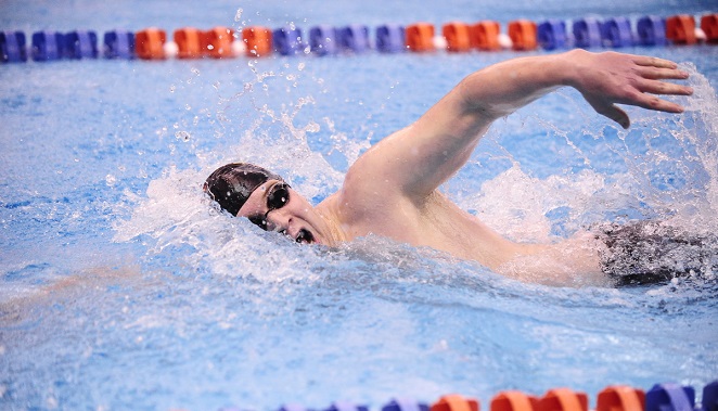 Men's Swimming Sixth At CC Championships