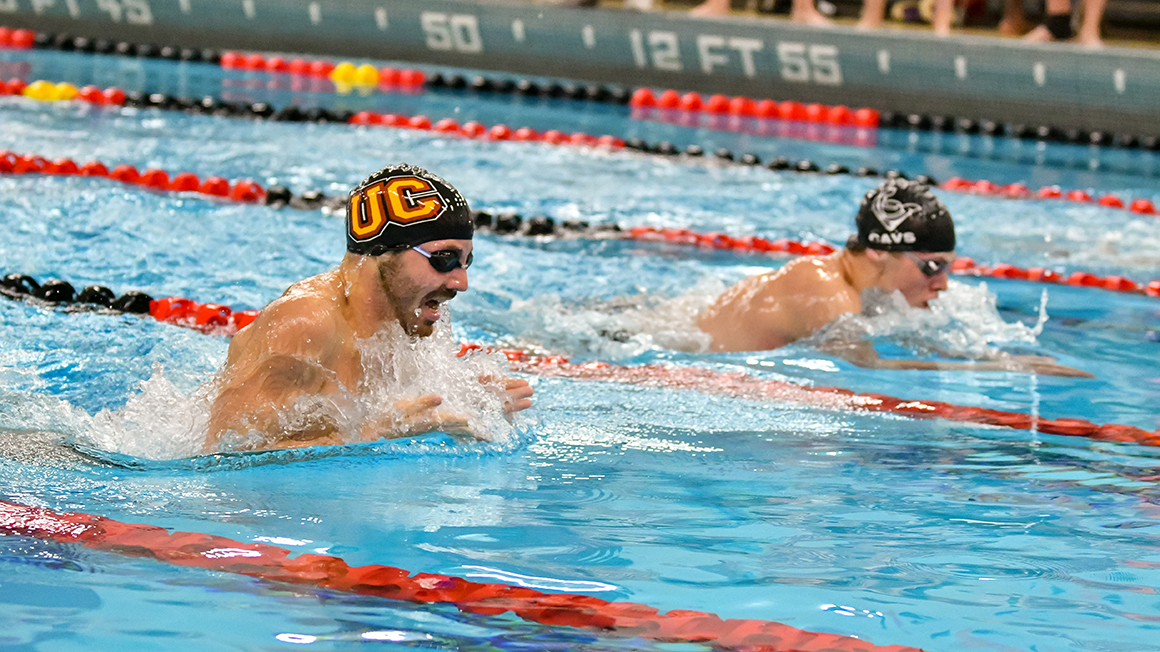 Men's Swimming Losses Close Dual with Dickinson 104-101.