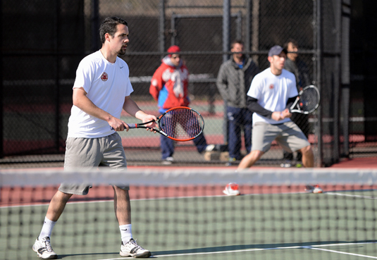 Men's Tennis blanked by Haverford, 9-0