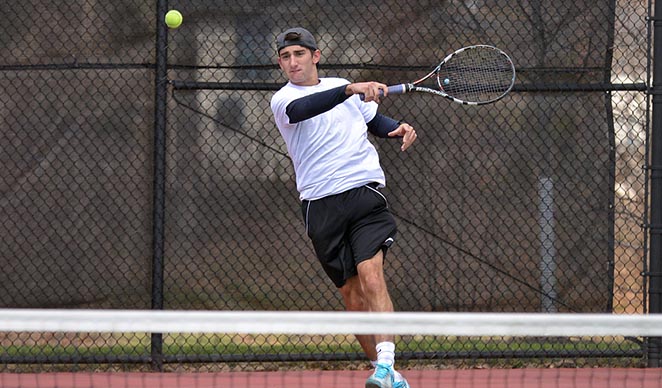Men's Tennis drops match to Johns Hopkins, 7-2