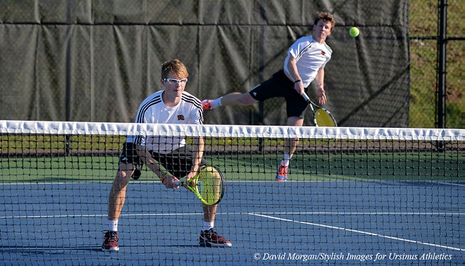 Men's Tennis Outlasts Washington College for Historic Win