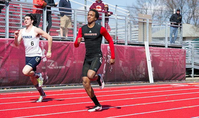 Men's Track and Field eighth after Day Two of CC Championships