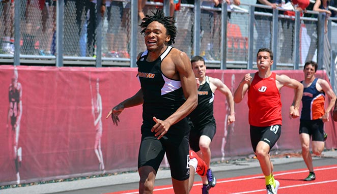 Men's Track and Field finishes fourth at Centennial
