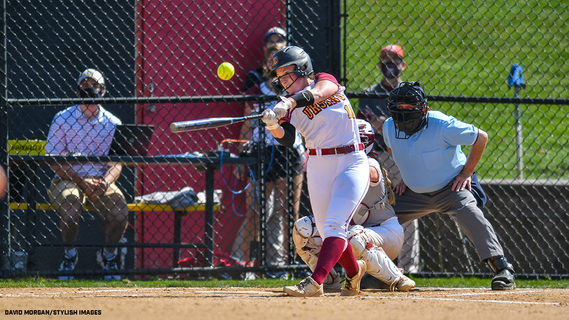 Softball Bounces Back for Another Split