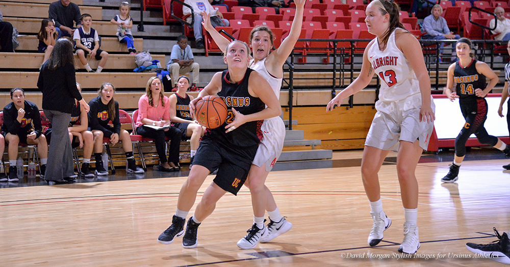 Guy's Offense, Suler's Defense Lead Women's Basketball to First Win