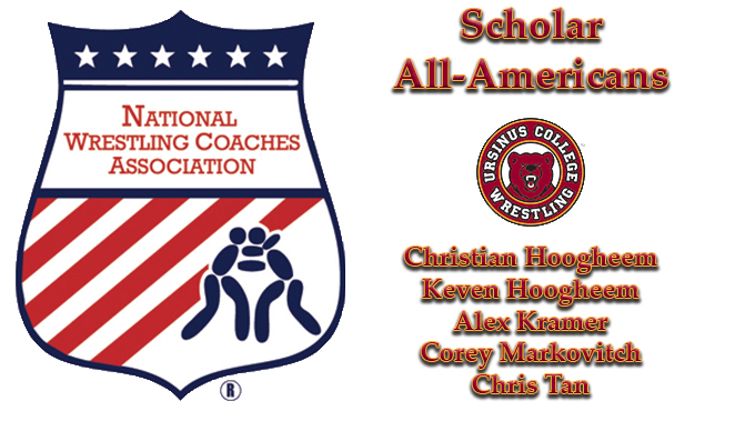 Five Named NWCA Scholar All-Americans