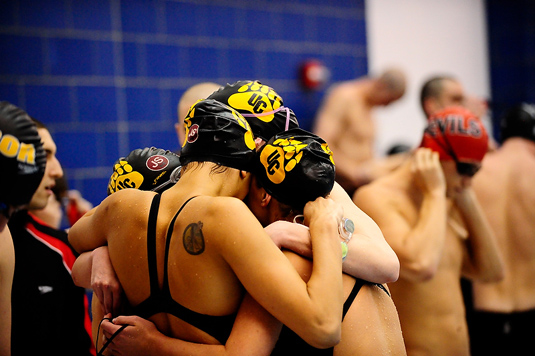 Women's Swimming downed by F&M, 129-74