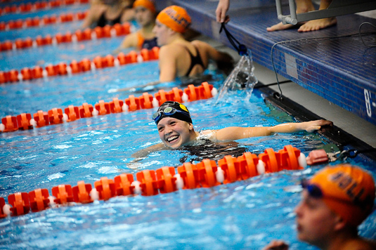 Women's Swimming fourth at Centennials