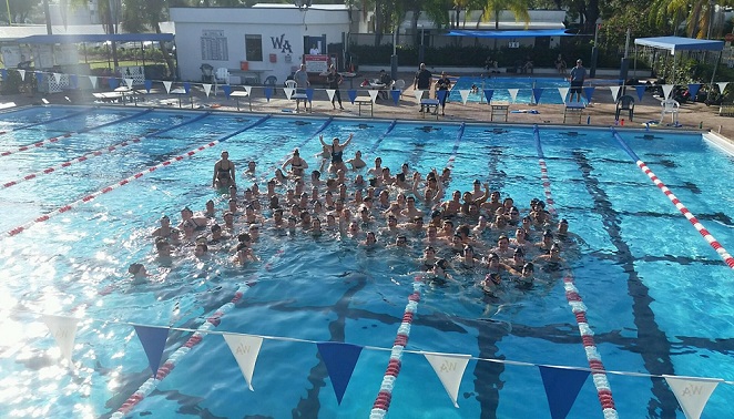 Swimming Teams Compete in Florida