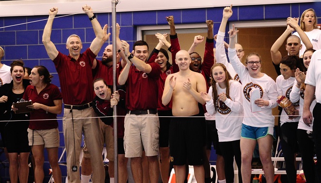 Women's Swimming Places Nine on All-CC Team