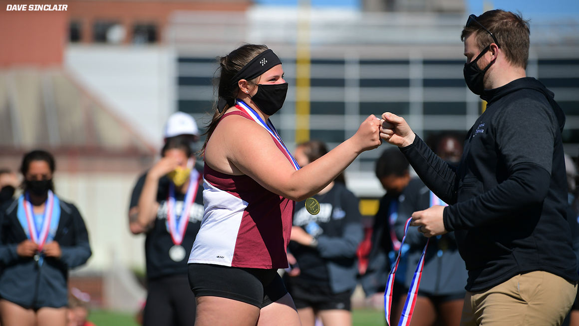 Deal's Double Leads Women's T&F to 3rd