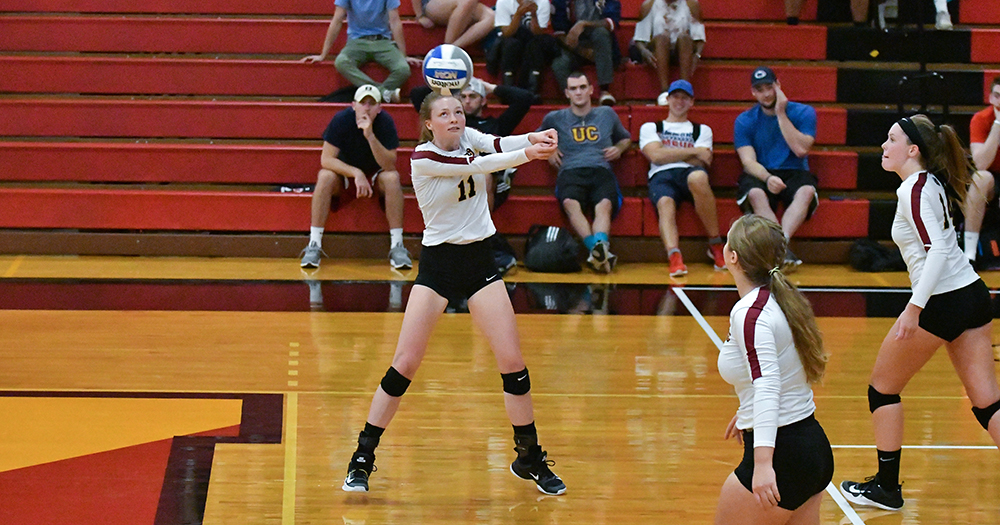Volleyball Outlasts Albright in Five-Set Thriller