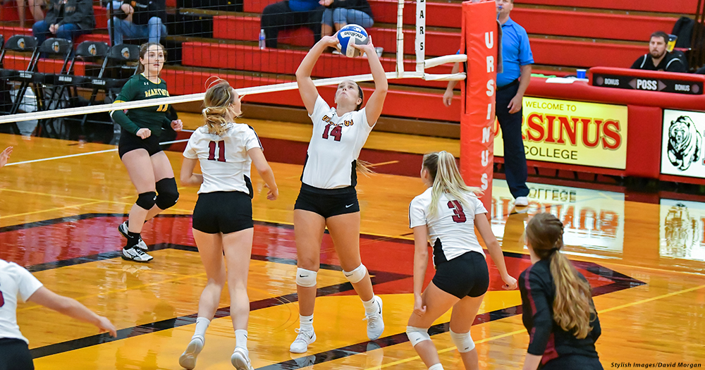 Volleyball Comeback Falls Short Against Marywood