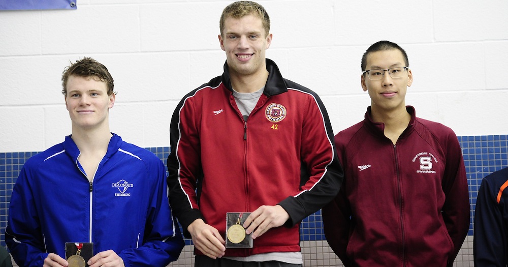 More Records for Men's Swimming on CC Day 2