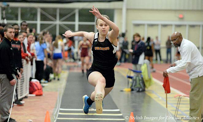 Women's Track and Field competes at Patriot Games